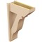Ekena Millwork 7 1/2-in W x 18-in D x 30-in H Funston Slat Rough Cedar Woodgrain TimberThane Outlooker, Primed Tan OUTUR075X18X30FST24RCPR - alternate 3